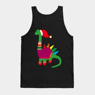 Dinosaur Christmas Tank Top